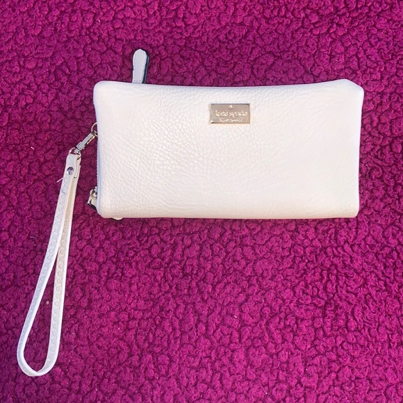 kate spade Accessories - Kate Spade Cream Wallet With Strap